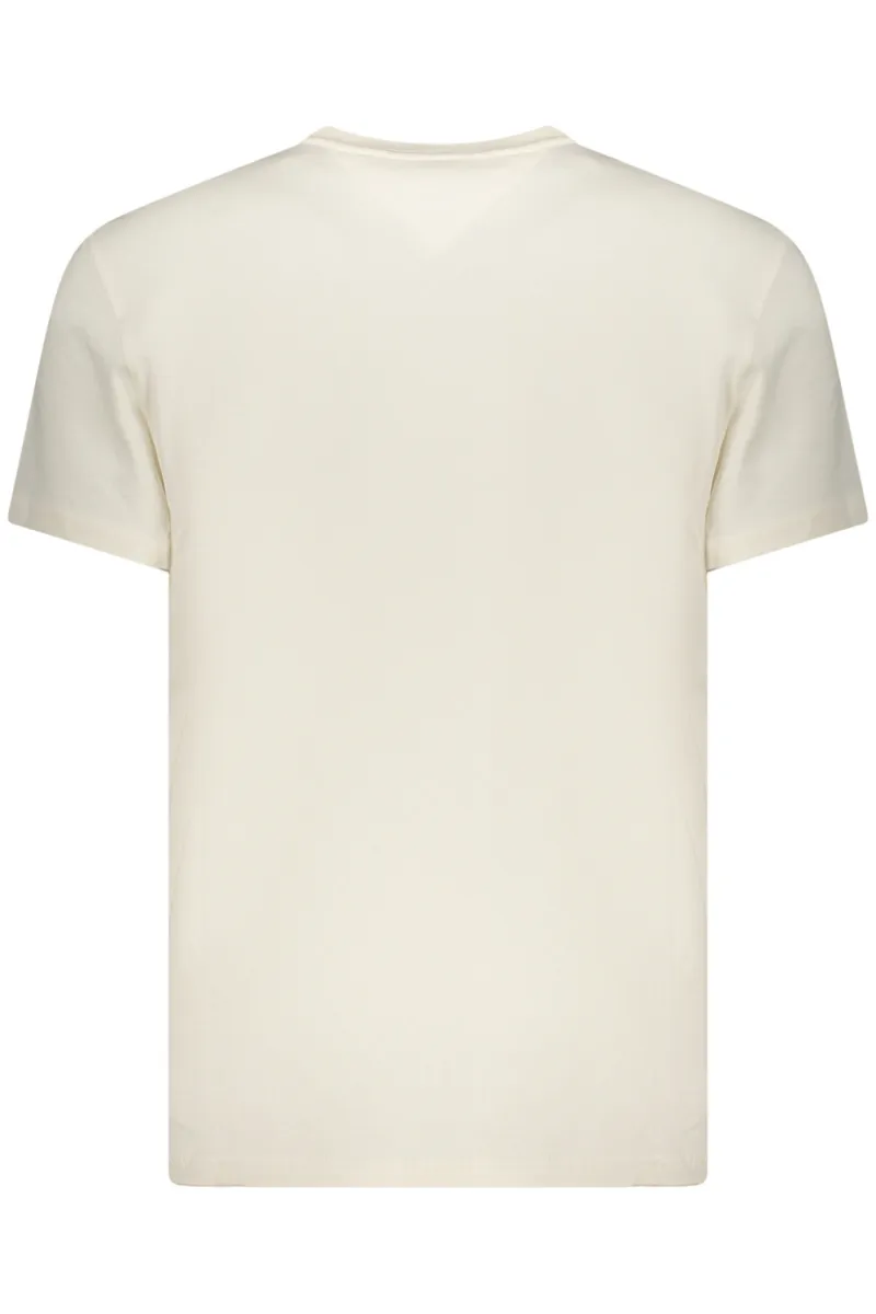 TOMMY HILFIGER MĘSKA KOSZULKA Z KRÓTKIM RĘKAWEM BIAŁA