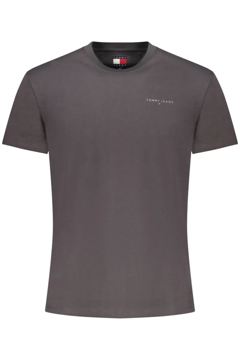 TOMMY HILFIGER MĘSKA KOSZULKA Z KRÓTKIM RĘKAWEM SZARA