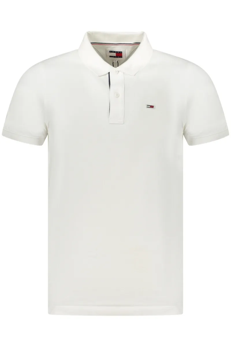 TOMMY HILFIGER POLO KRÓTKI RĘKAW MĘSKI BIAŁY