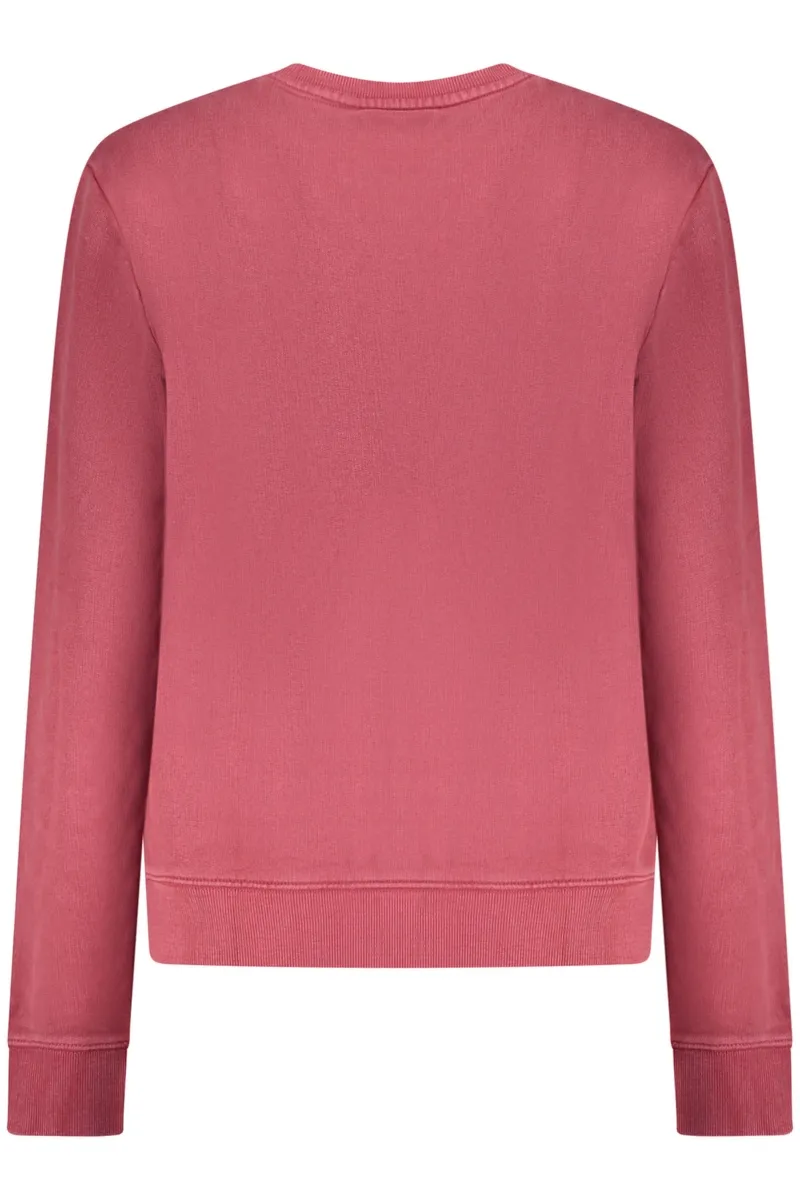 GUESS JEANS DAMSKA CZERWONA BLUZA Z ROZPINANYM NA ZAMEK