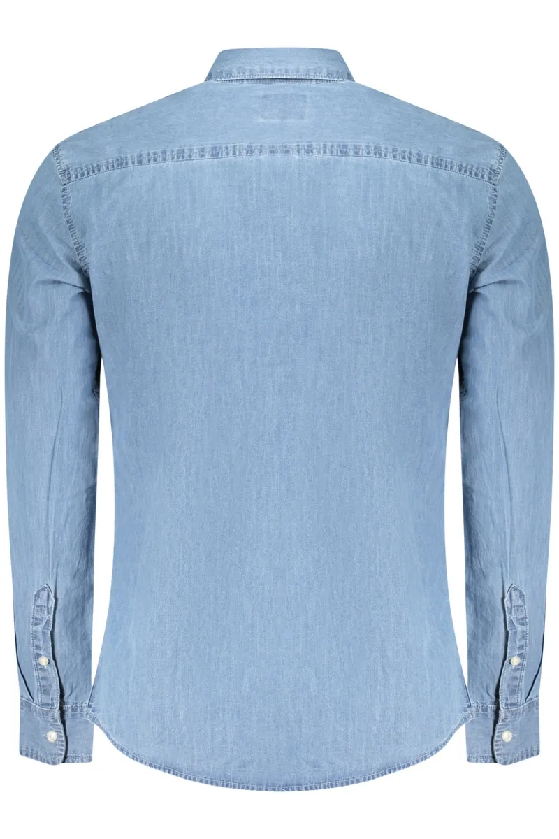 PEPE JEANS MĘSKA KOSZULA Z DŁUGIM RĘKAWEM, NIEBIESKA