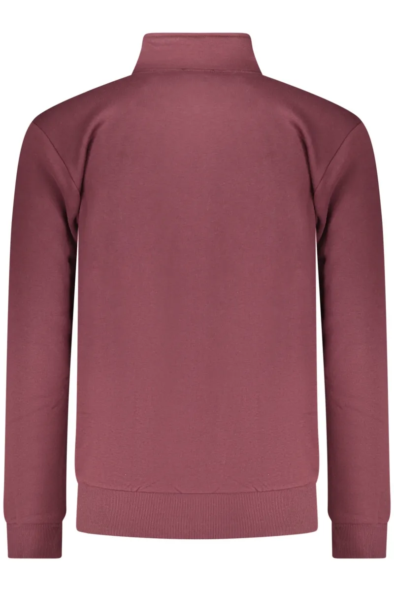 COVERI MOVING MĘSKA CZERWONA BLUZA Z ROZPINANYM NA ZAMEK