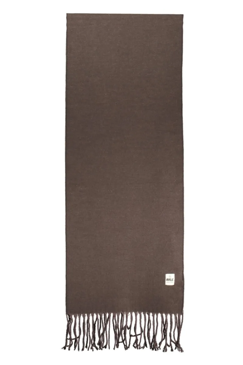 MĘSKI BRĄZOWY SZALIK Z KARABINU