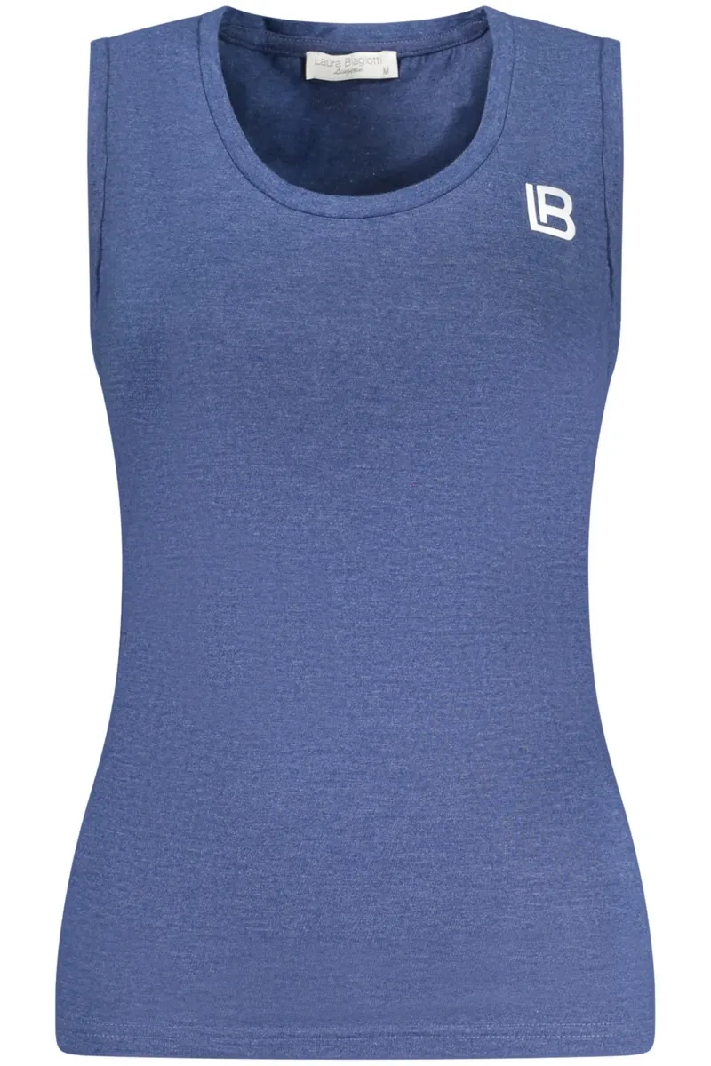 LAURA BIAGIOTTI DAMSKI NIEBIESKI TANK TOP ZEWNĘTRZNY
