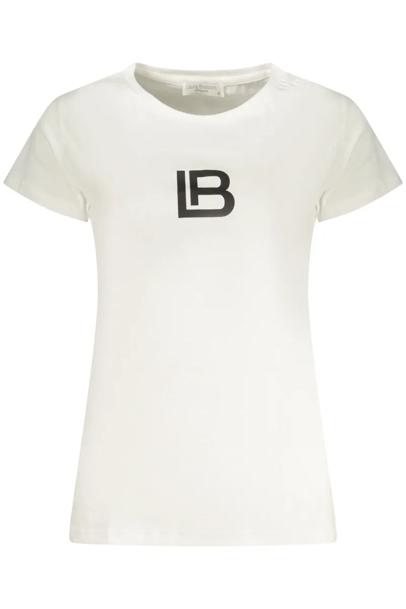 LAURA BIAGIOTTI BIAŁY T-SHIRT DAMSKI