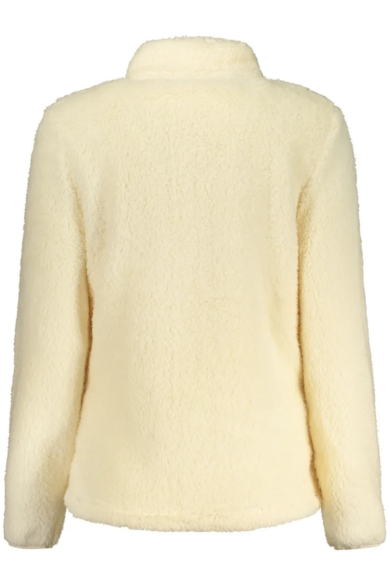 LAURA BIAGIOTTI BLUZA DAMSKA BEŻOWA Z ROZPINANYM NA ZAMEK