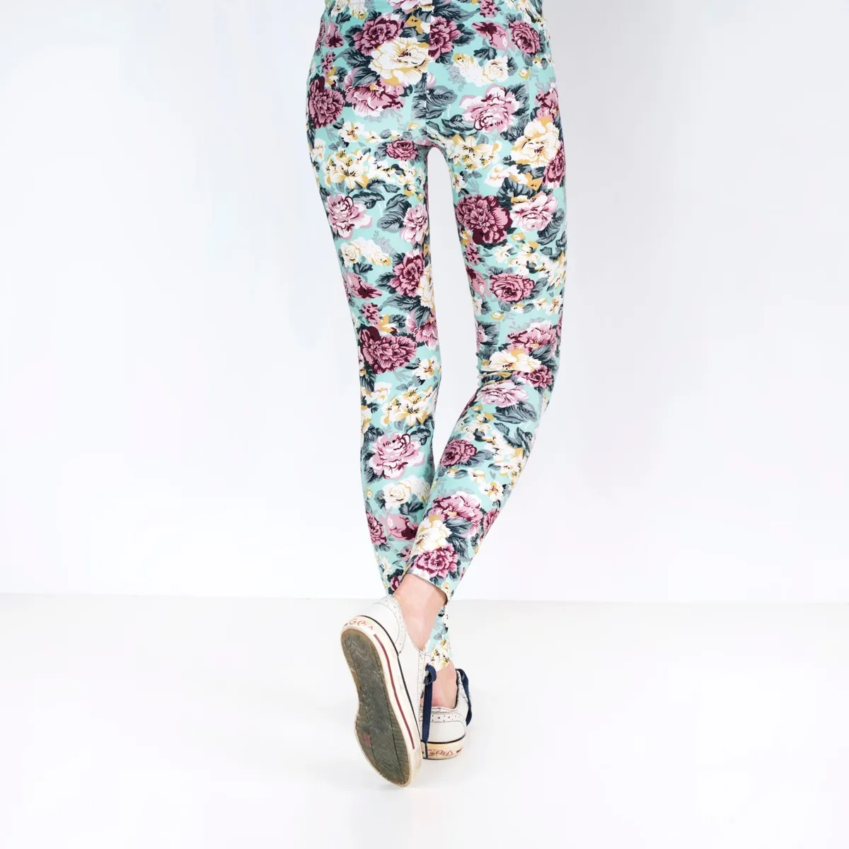 Legginsy Gąszcz kwiatów