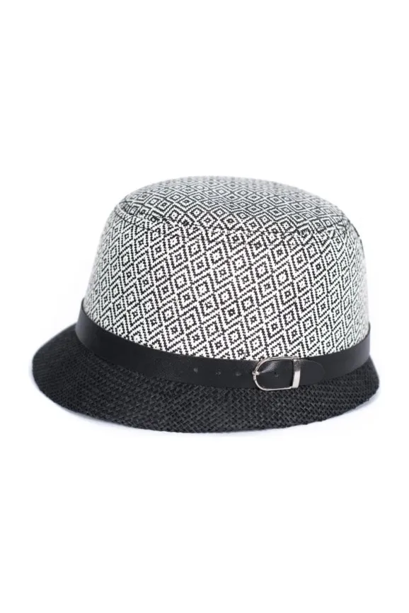 Kapelusz Eleganckie Romby