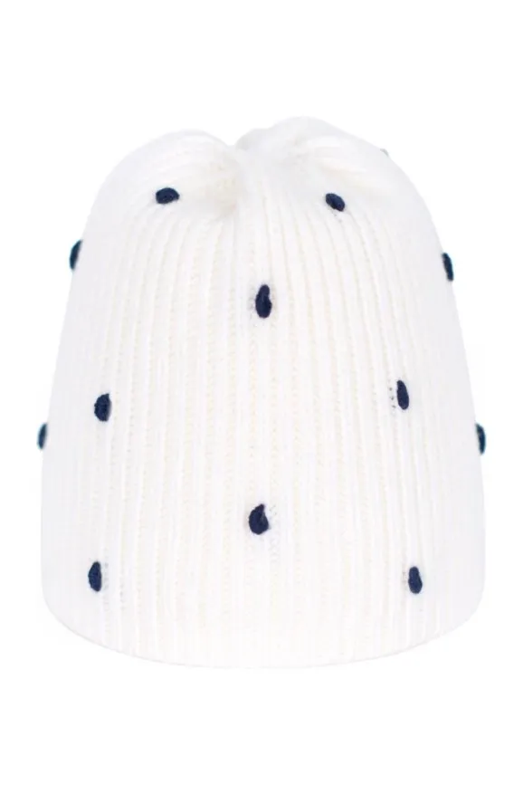 Czapka dziecięca Groszki