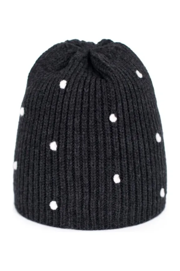 Czapka dziecięca Groszki