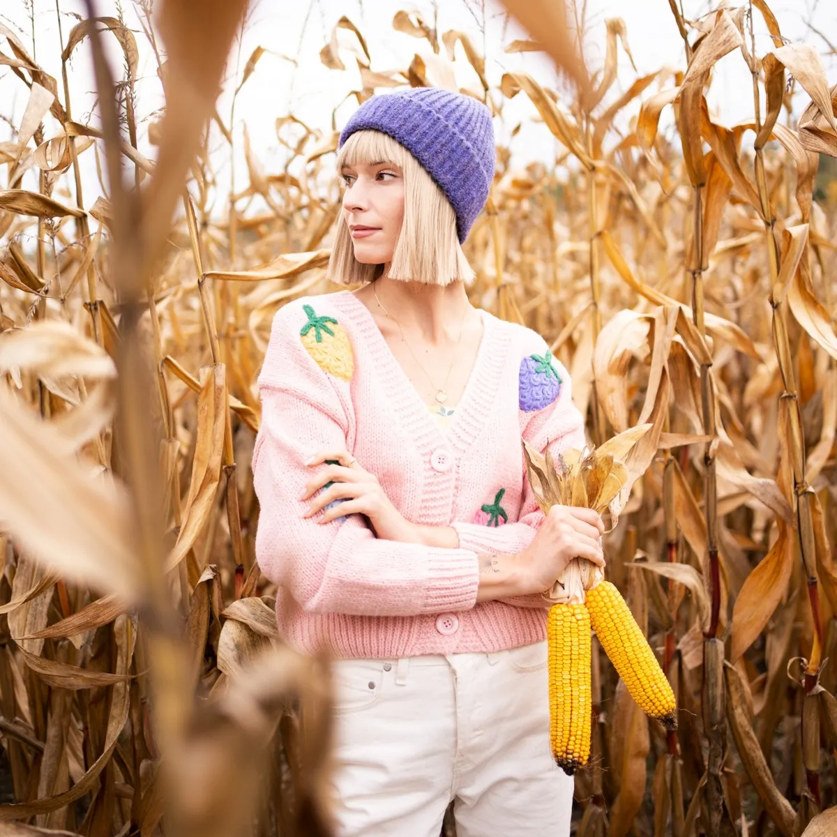 Czapka Melange Beanie