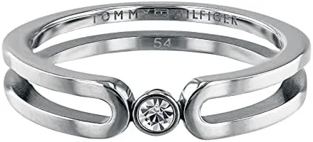 Biżuteria TOMMY HILFIGER 2780100C. Pierścionek, Kolor szary. Kobieta.