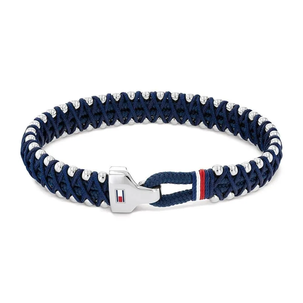 Biżuteria TOMMY HILFIGER 2790265S. Bransoletka, Kolor niebieski. Mężczyzna.