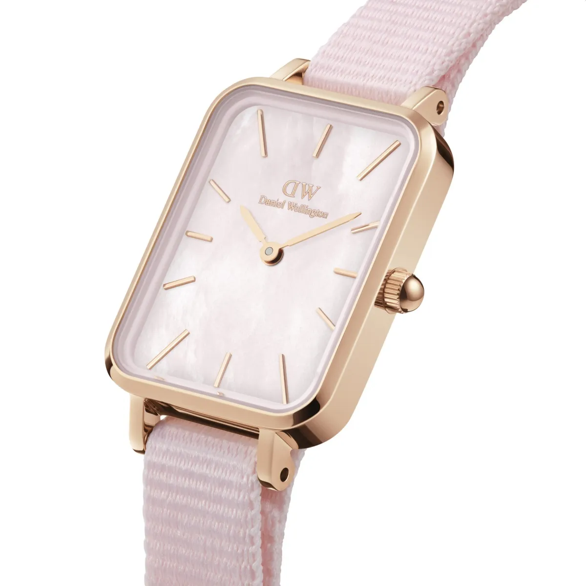 Zegarek DANIEL WELLINGTON DW00100509. Kwarcowy, Kolor różowy. Kobieta.