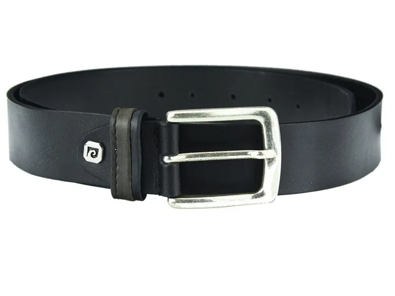 Pierre Cardin męski pasek do spodni skóra naturalna klasyczna klamra