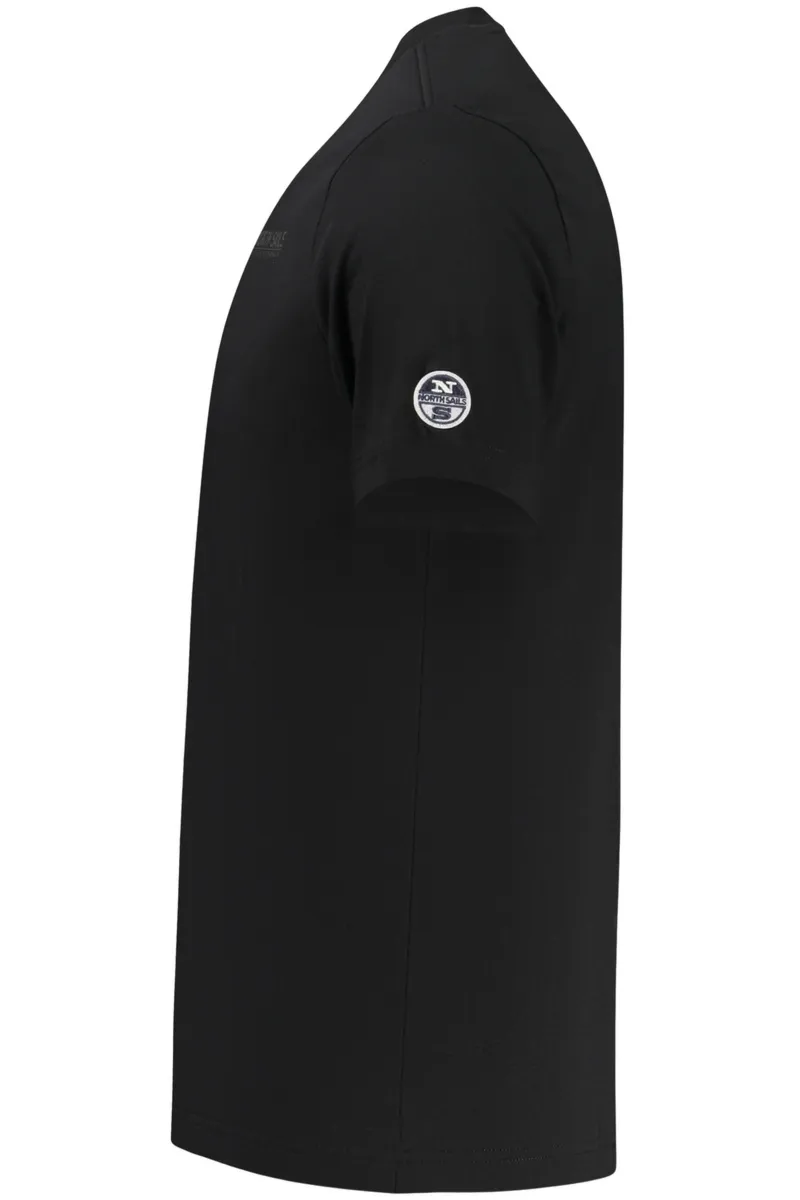 NORTH SAILS MĘSKA KOSZULKA Z KRÓTKIM RĘKAWEM W KOLORZE CZARNYM
