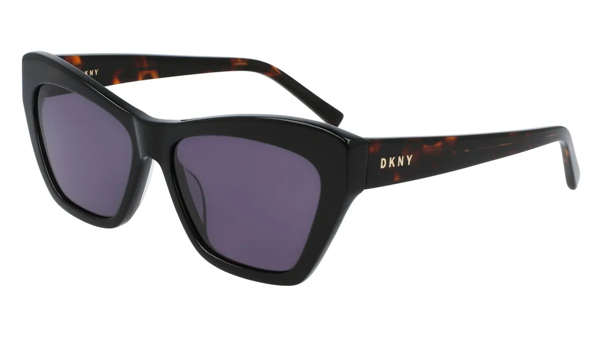 Okulary DKNY DK535S-001. Okulary przeciwsłoneczne, Kolor czarny. Kobieta.