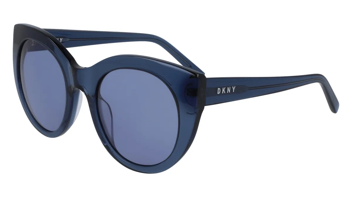 Okulary DKNY DK517S-400. Okulary przeciwsłoneczne, Kolor niebieski. Kobieta.
