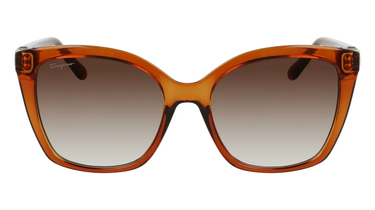 Okulary FERRAGAMO SF1026S-261. Okulary przeciwsłoneczne, Kolor brązowy. Kobieta.