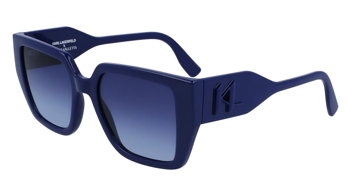 Okulary KARL LAGERFELD KL6098S-400. Okulary przeciwsłoneczne, Kolor niebieski. Kobieta.