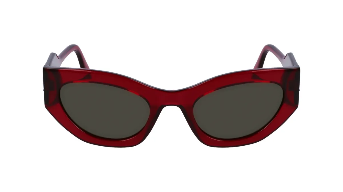 Okulary KARL LAGERFELD KL6122S-540. Okulary przeciwsłoneczne, Kolor czerwony. Kobieta.