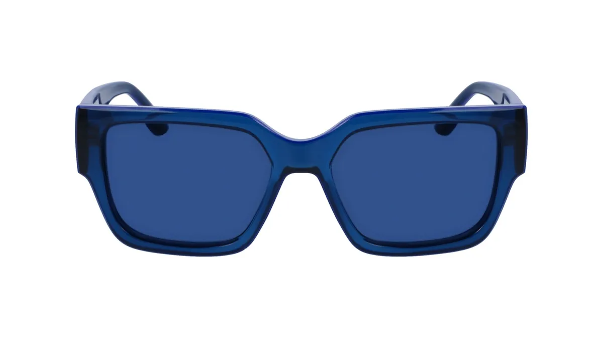 Okulary KARL LAGERFELD KL6142S-423. Okulary przeciwsłoneczne, Kolor niebieski. Unisex.