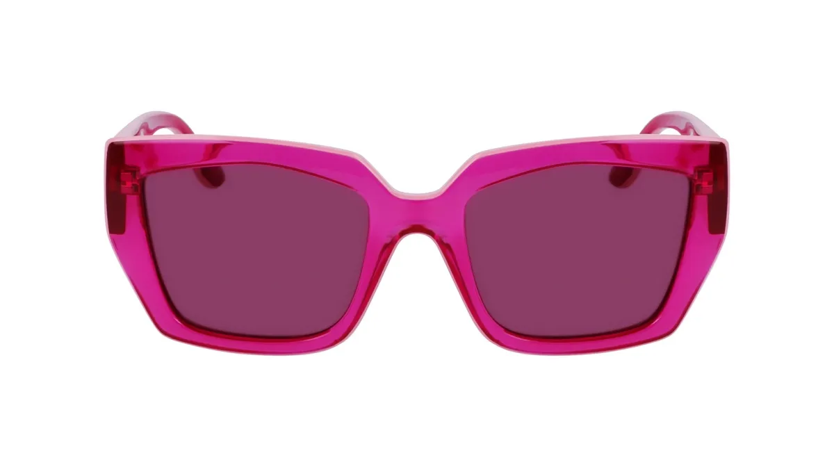 Okulary KARL LAGERFELD KL6143S-650. Okulary przeciwsłoneczne, Kolor różowy. Kobieta.