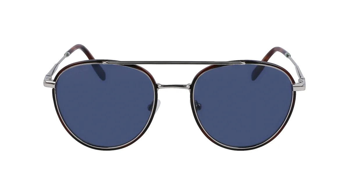Okulary LACOSTE L258S-045. Okulary przeciwsłoneczne, Kolor szary. Mężczyzna.