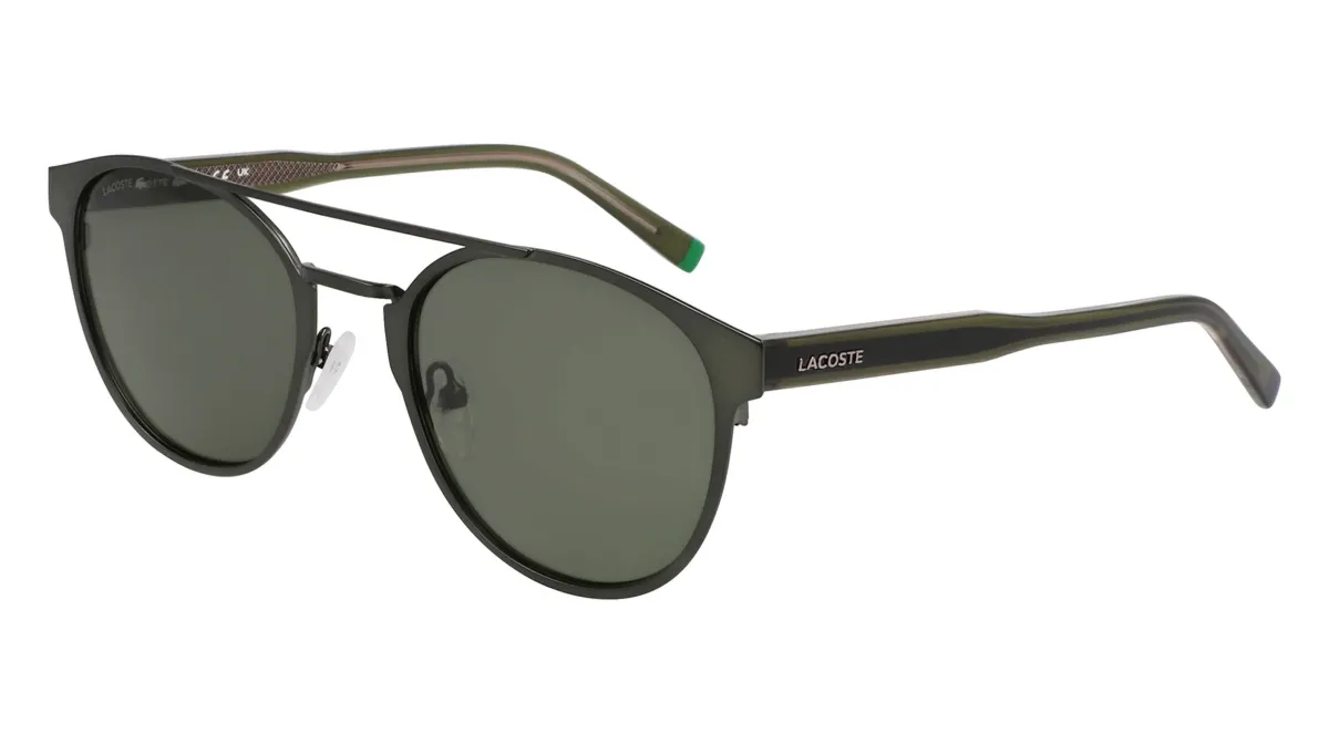 Okulary LACOSTE L263S-275. Okulary przeciwsłoneczne, Kolor zielony. Mężczyzna.