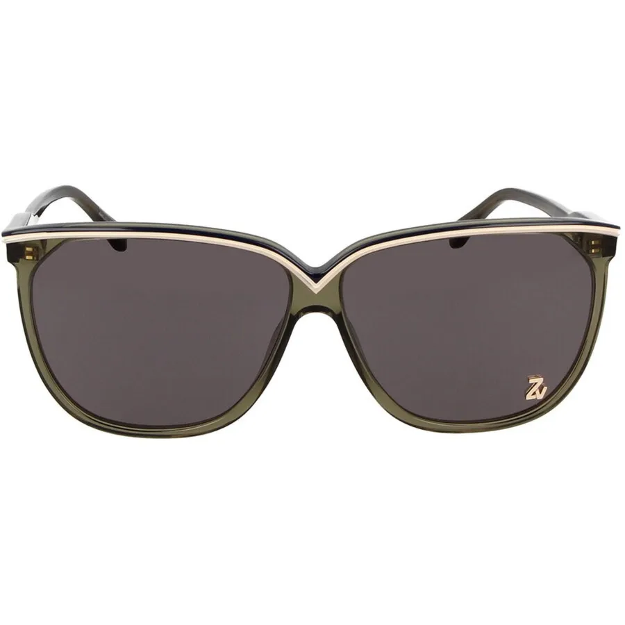 Okulary ZADIG&VOLTAIRE SZV306-63073M. Okulary przeciwsłoneczne, Kolor zielony. Unisex.