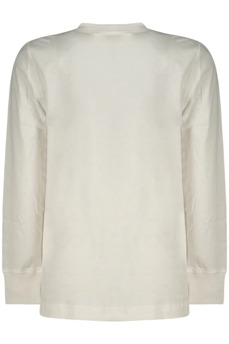 KOSZULKA JORDAN Z DŁUGIM RĘKAWEM DLA DZIECI, BIAŁA