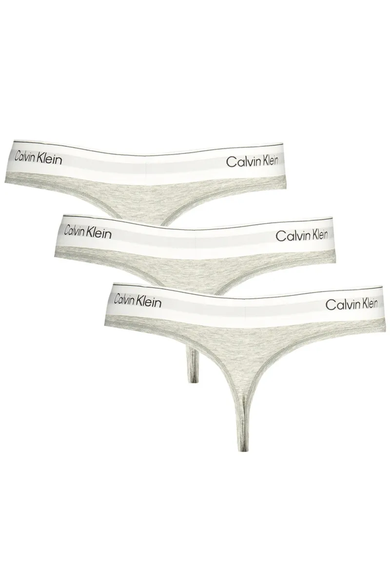 Stringi damskie Calvin Klein szare