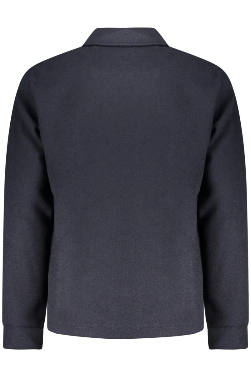 MĘSKA NIEBIESKA KOSZULKA Z DŁUGIM RĘKAWEM