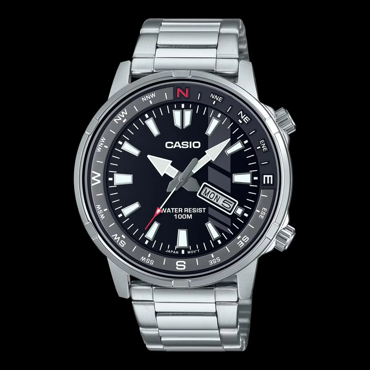 Zegarek CASIO MTD130D1A2VDF. Kwarcowy, Kolor czarny. Mężczyzna.