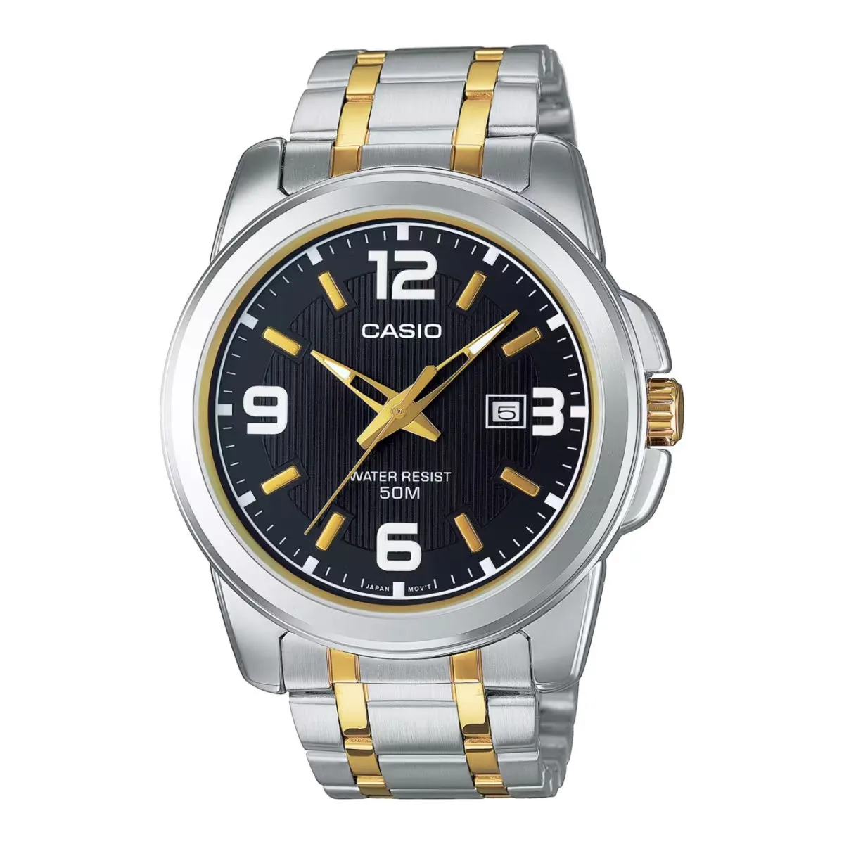 Zegarek CASIO MTP-1314SG-1A. Kwarcowy, Kolor czarny. Mężczyzna.