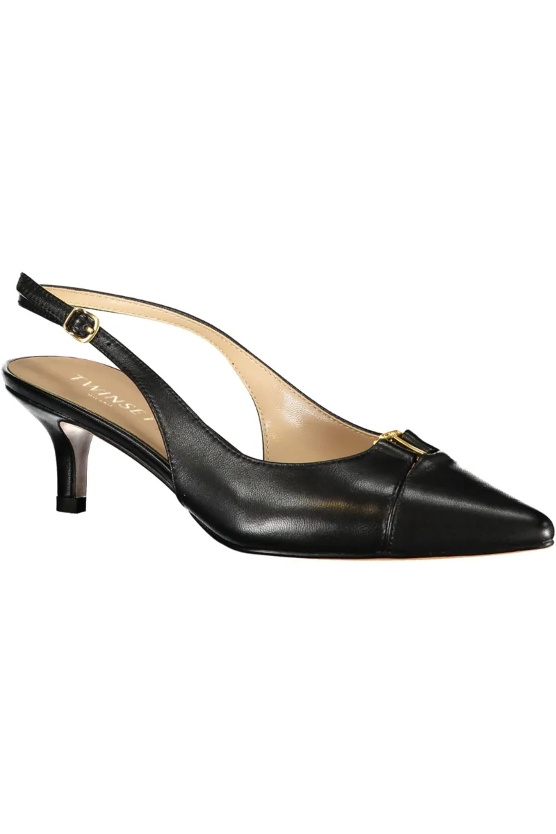 Czarne sandały damskie Twinset