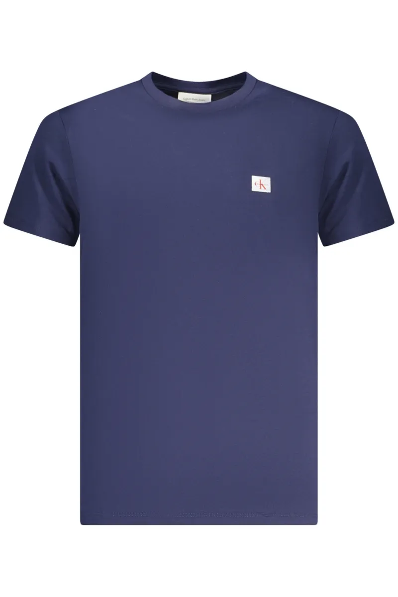 MĘSKA KOSZULKA Z KRÓTKIM RĘKAWEM CALVIN KLEIN NIEBIESKA