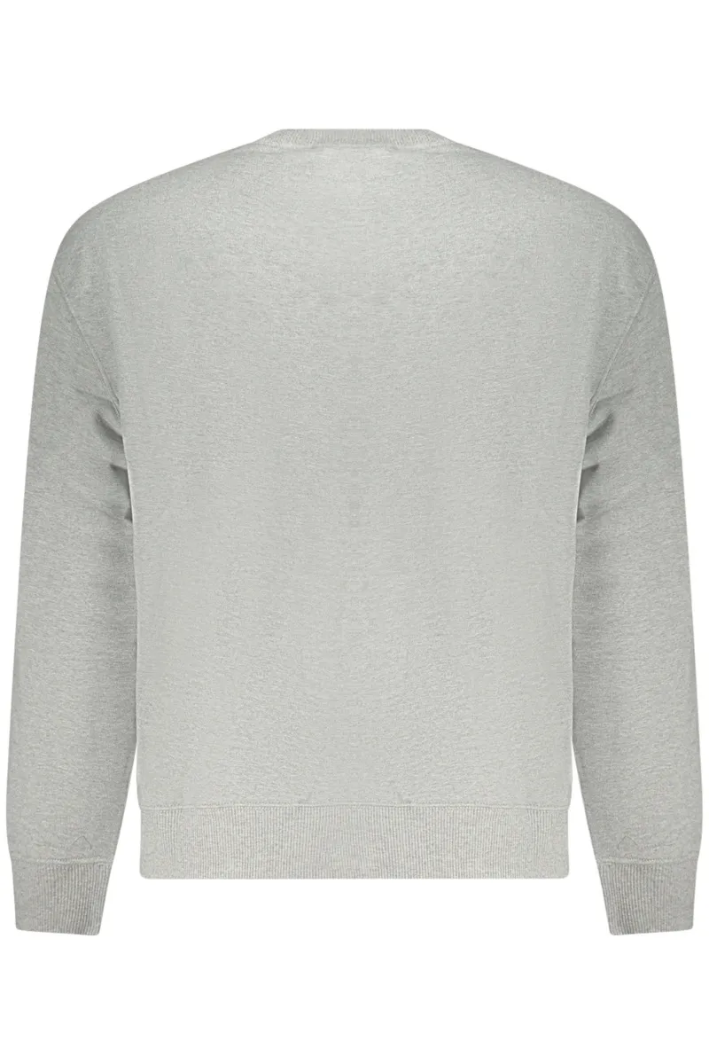 MĘSKA BLUZA Z ROZPINANYM NA ZAMEK CALVIN KLEIN W KOLORZE SZARYM