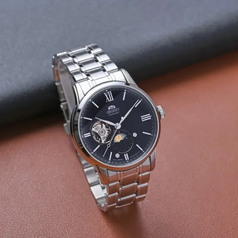 Zegarek Męski Orient Classic Sun & Moon  RA-AS0008B10B + BOX