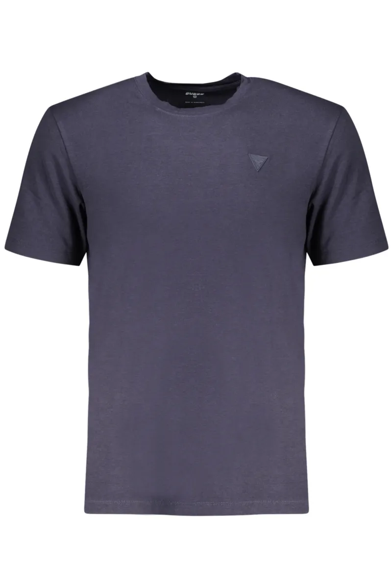 KOSZULKA Z KRÓTKIM RĘKAWEM GUESS JEANS MĘSKA NIEBIESKA