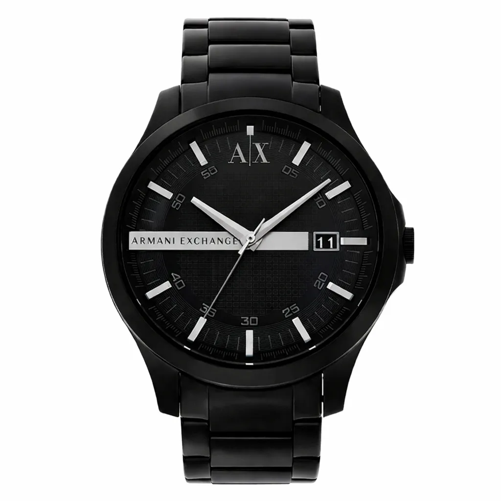 Zegarek ARMANI EXCHANGE AX2104. Kwarcowy, Kolor czarny. Mężczyzna.