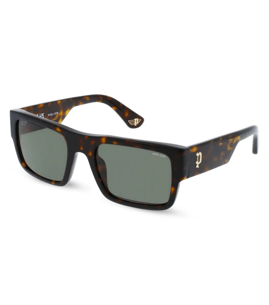 Okulary POLICE SPLL12-540722. Okulary przeciwsłoneczne, Kolor brązowy. Mężczyzna.