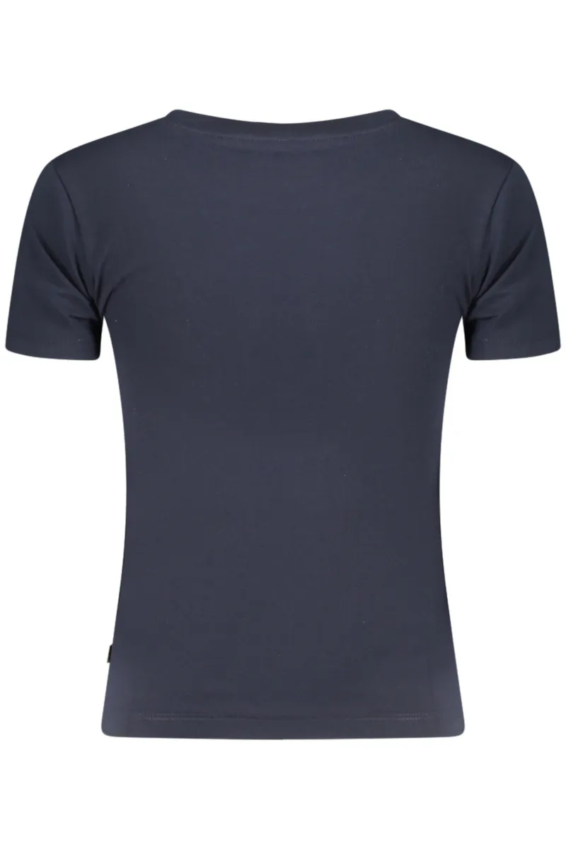 GUESS JEANS DAMSKA KOSZULKA Z KRÓTKIM RĘKAWEM NIEBIESKA