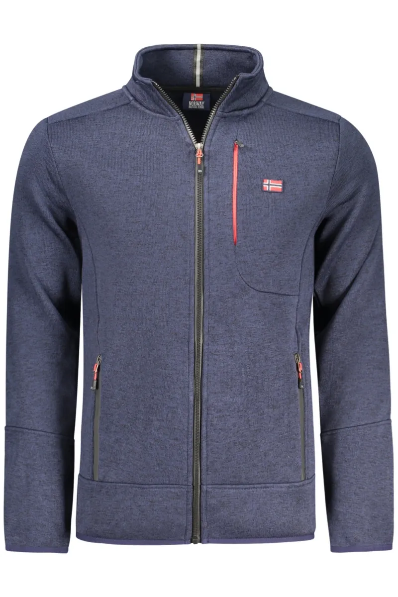 Norway 1963 MĘSKA NIEBIESKA BLUZA Z ROZPINANYM NA ZAMEK