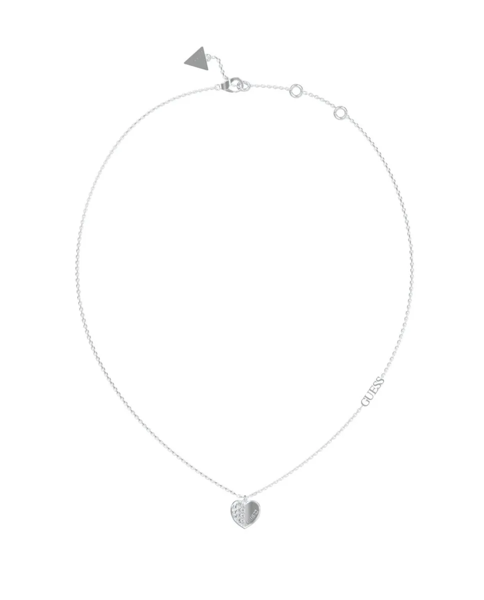 Biżuteria GUESS JUBN03035JWRH. Naszyjnik, Kolor szary. Kobieta.