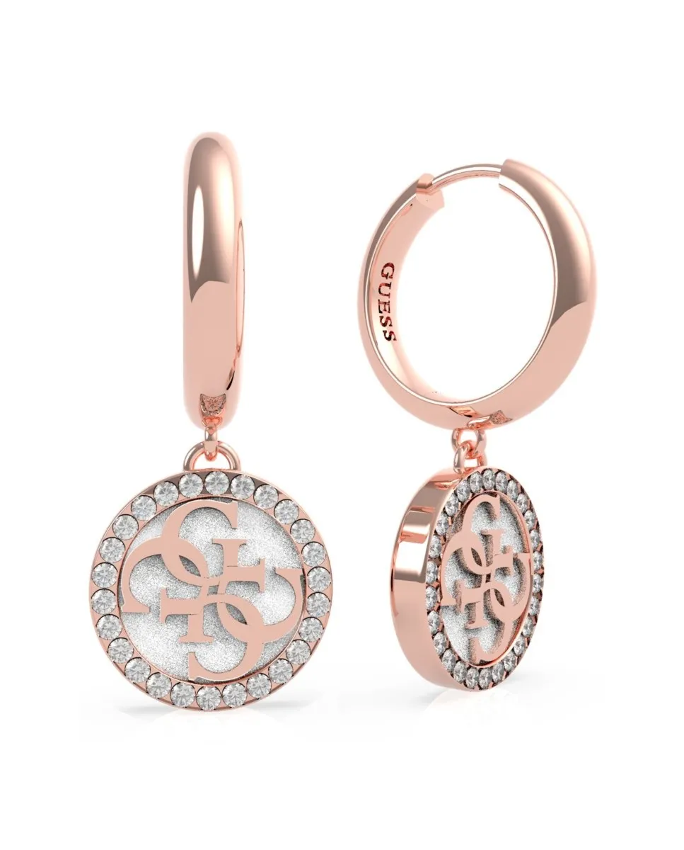 Biżuteria GUESS UBE70249. Kolczyki, Kolor różowy. Kobieta.