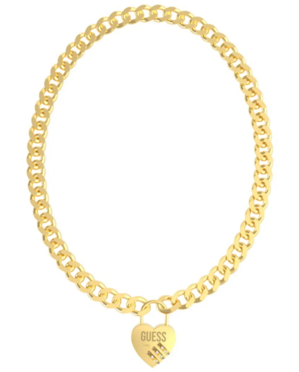 Biżuteria GUESS UBN20052. Naszyjnik, Kolor złoty. Kobieta.