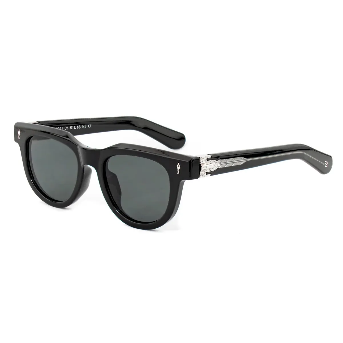Okulary BOBROFF BFG0011-C1. Okulary przeciwsłoneczne, Kolor czarny. Unisex.
