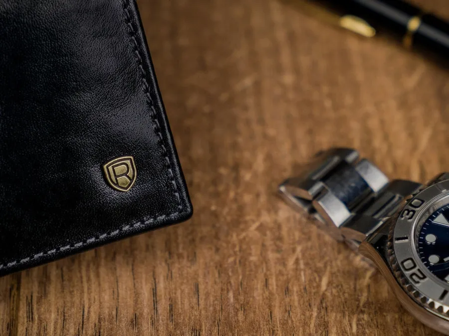 Portfel Skórzany Męski Rozbudowany Skóra Naturalna Rovicky RFID