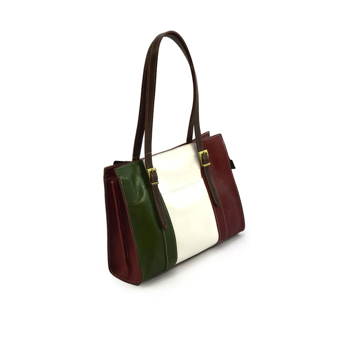 Elegancka torebka na ramię ze skóry naturalnej